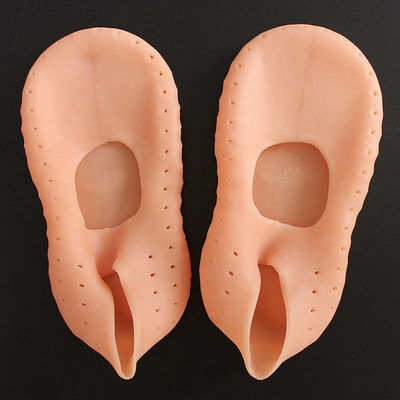 极速1Pair Silicone Insole Gel Sock Foot Chapped Care Tool Pa