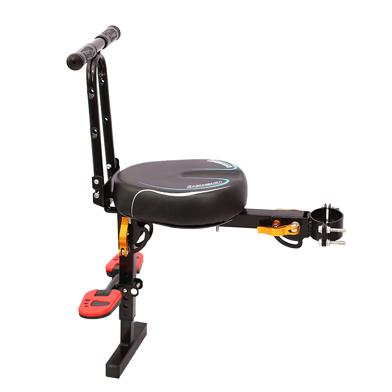 电动车儿童座椅前l置可t折叠可升降护栏脚踏板坐椅电动自行车小孩