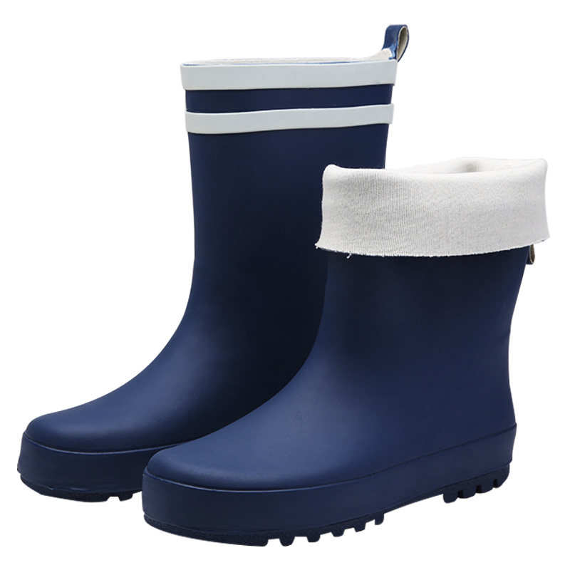 学生雨鞋大童男 防滑中筒儿童水鞋女防滑胶鞋小学生孩子橡胶雨靴
