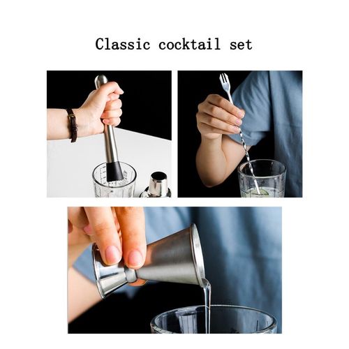 400ML Cocktail Shaker Transparent Scale Bar Shakers Cup Wine