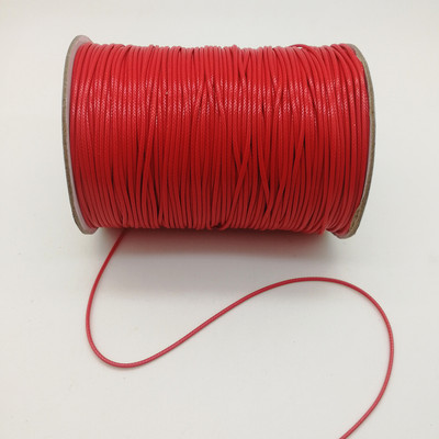 推荐New 0.5/0.8/1.0/1.5/2.0mm Waxed Cord Waxed Thread String