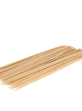 Hot About 80pcs/Pack Barbecue Needle 3.0mm x25cm Bamboo BBQ