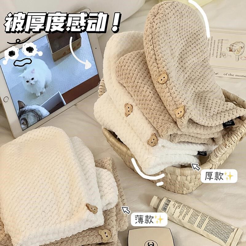 干发帽女吸水速干包头巾擦头发毛巾学生女家用洗头浴帽神器干发巾