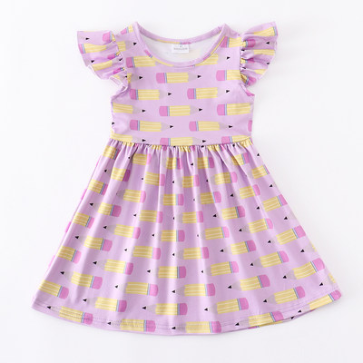 速发Girlymax Back To School Baby Girls Kids Boutique Clothin