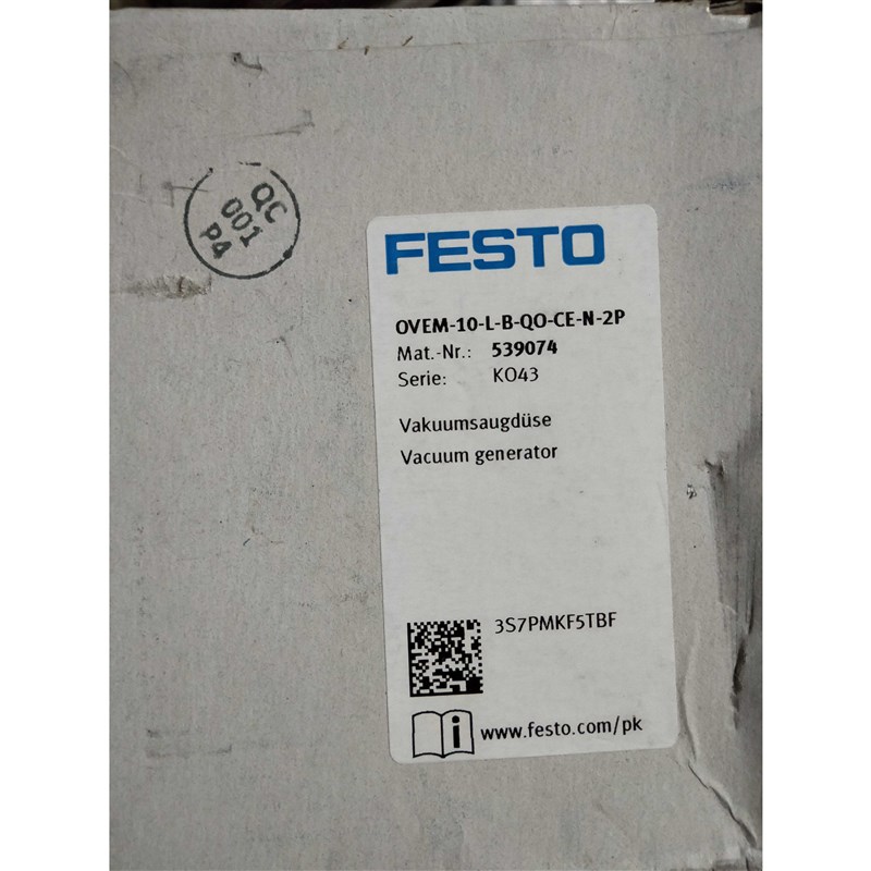 FESTO 费斯托真空发生器OVE -70-L-B-QO-CE-N -2P 代码539014