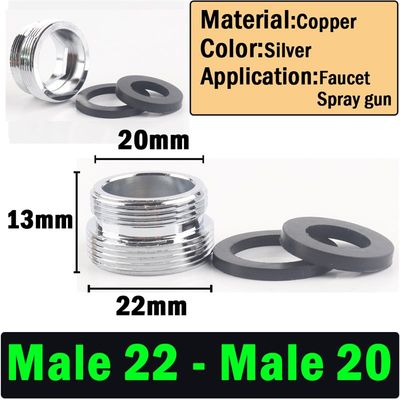 速发2pcs/Lot M22 to M20 M18 M28 Thread Stainless Steel Conne