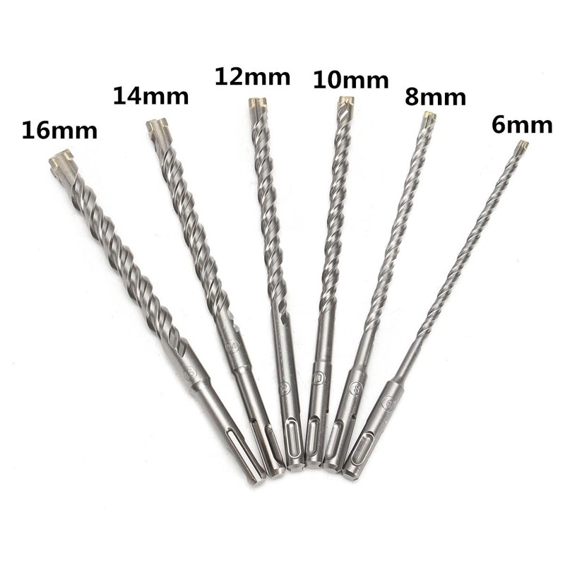 160mm Electric Hammer Drill Bits 5/6/8/10/12/14/16mm Cross