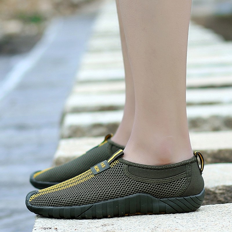 夏季中老年爸爸男鞋透气网鞋男运动休闲网面软底轻脚网布鞋子懒人,流行男鞋,单鞋,淘宝优惠券,粉丝福利购,淘宝优惠卷