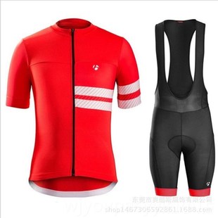 01热卖新款法短套装上自行2车骑行服男夏季短衣骑行裤女山地
