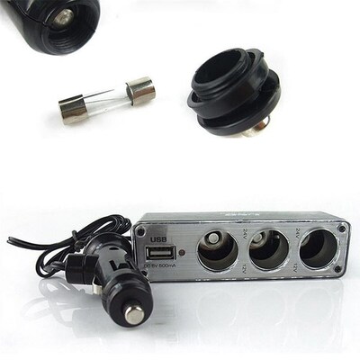 Car Cigarette Lighter Multi Socket Triple Splitter SB Charge