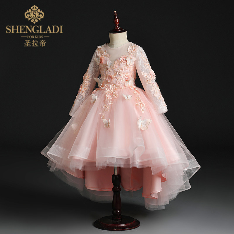 花童礼服女儿童婚纱女童公主裙蓬蓬纱童装女童主持人晚礼服演出服,童装/婴儿装/亲子装,儿童礼服,淘宝优惠券,粉丝福利购,淘宝优惠卷