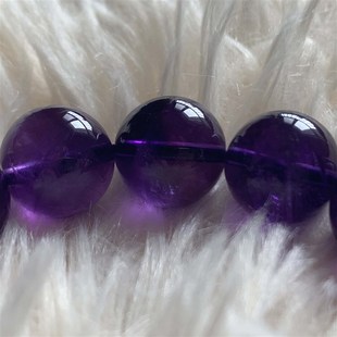 建木信使|【高品质】天然紫水晶手串无加色 乌拉圭原石原矿