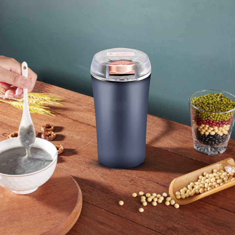 研磨杯磨粉机打粉j机家用小型五谷杂粮破碎电动研磨器咖啡豆粉碎