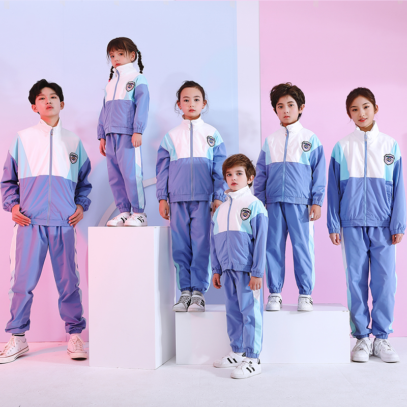 儿童校服套装幼儿园春秋装三四件套E小学生运动会班服夏装园服秋