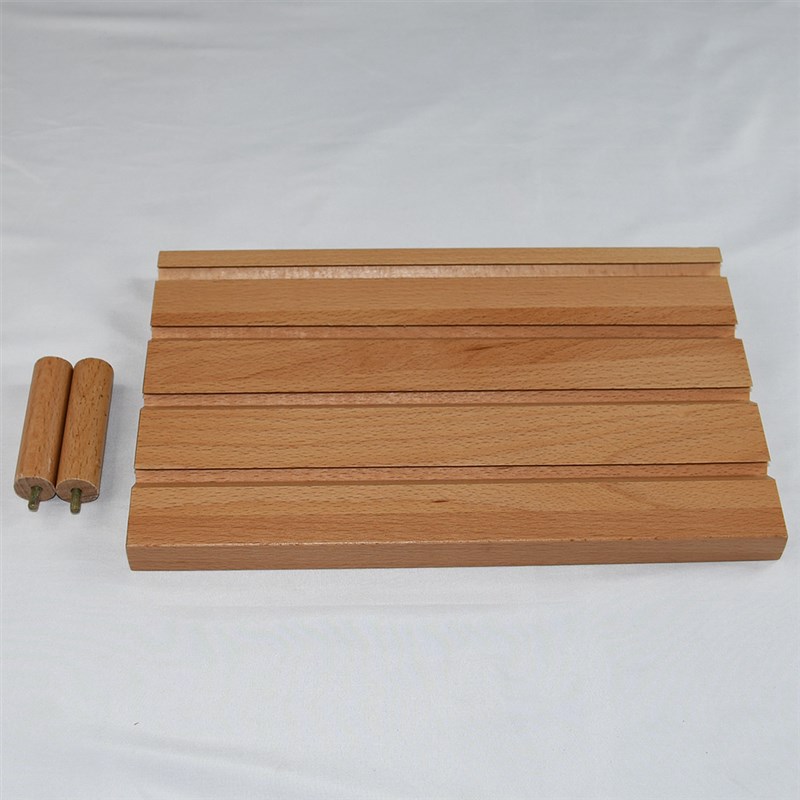 新款榉木戒指板耳环卡纸陈列架宽槽男女戒指收N纳层架手镯饰品展