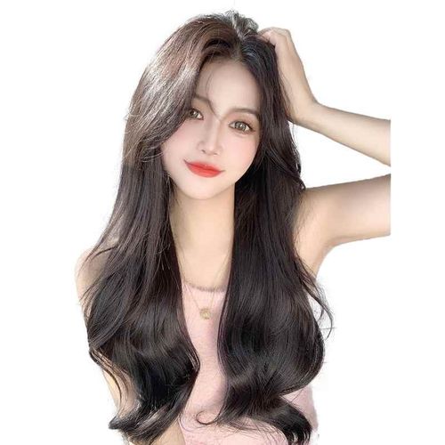 轻薄款假发片一片式韩式微卷发接发蓬松增发量自然隐形假发女长发