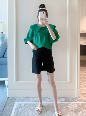 孕妇短裤夏季时尚外穿女春夏薄款孕妇裤子打底孕妇装韩版外穿夏装