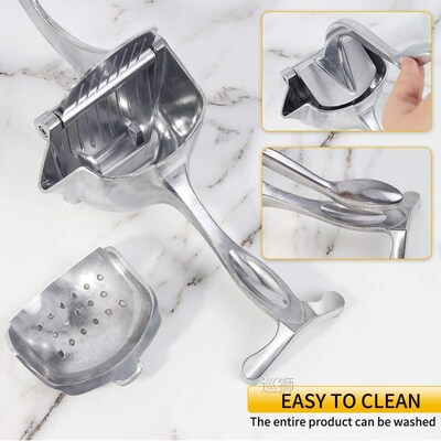Manual Juice Squeezer Aluminum Alloy Hand Pressure Juicer Po