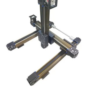 60mm重型同步带十字模组滑轨5786步进电机高精度滑台高速静音