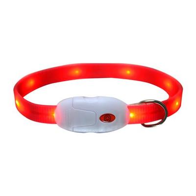 狗狗牵引绳LED发光项圈可充电式中小型犬USB充电遛狗绳狗绳子狗链
