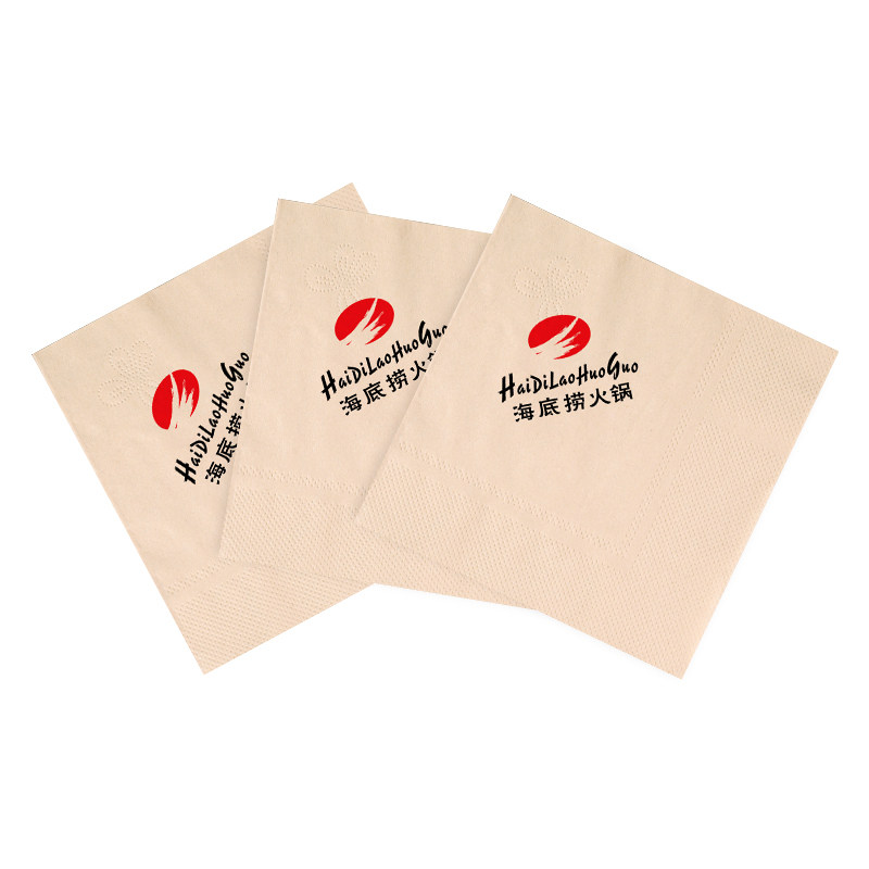 纸巾定制可印logo小包广告竹浆餐巾纸订做整箱餐厅饭店方巾纸商用