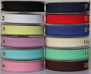 Fold Binding Bias Cotton Single Ironed Width 20mm