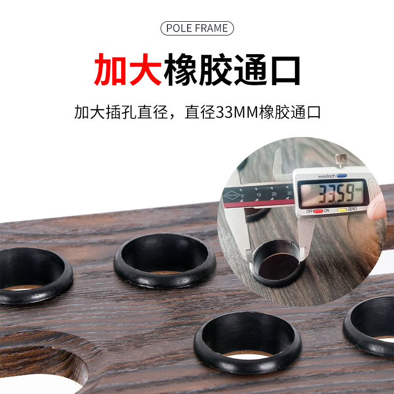 台球杆架架杆用品鱼竿架子u落地式球杆架台球架杆器桌球杆放杆架