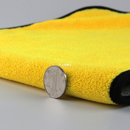 Microfiber Car Wash Towel Car Cleaning Drying Cloth Hemming