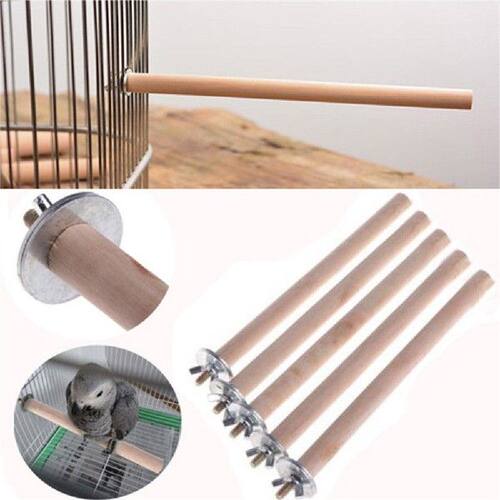 速发Raw Wooden Parrot Hanging Stand Stick Rack Perch for Bir