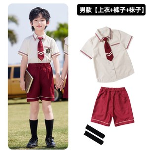 今年流行季 套装 学生校服英伦学院风毕业小班服幼儿园园服夏衣衬季