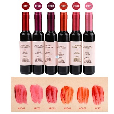 新品New Arrival Wine Red Korean Style Lip Tint Baby Pink Lip