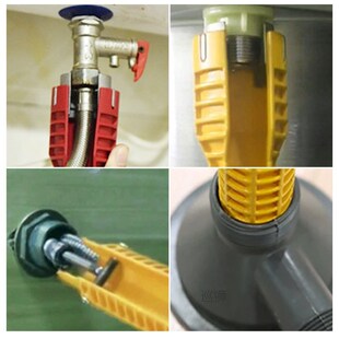 8 In 1 Flume Wrench Anti-slip Kitchen Sink Key Repair Wrench