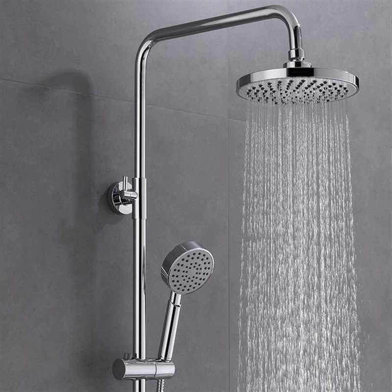 新款简约浴室洗澡间淋浴恒温淋浴豪华花洒套装家用卫浴室淋浴器