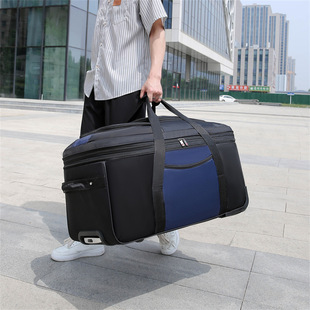 大容量拉杆包158航空托运包3y2寸上学出国旅行箱折叠牛津布行李袋