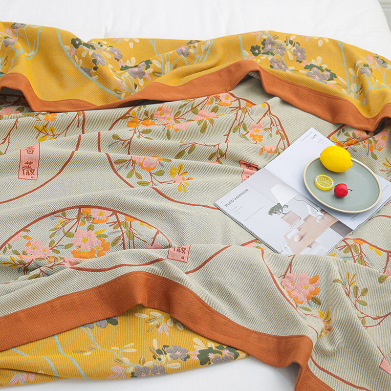 纯棉纱布春秋柔软双人毛巾被盖毯夏凉被情侣款成人全棉睡毯被子,床上用品,休闲毯/毛毯/绒毯,淘宝优惠券,粉丝福利购,淘宝优惠卷