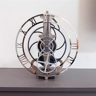 欧钟个性 客厅酒厅餐吧装 齿轮时钟挂d钟机械复古挂墙钟饰式