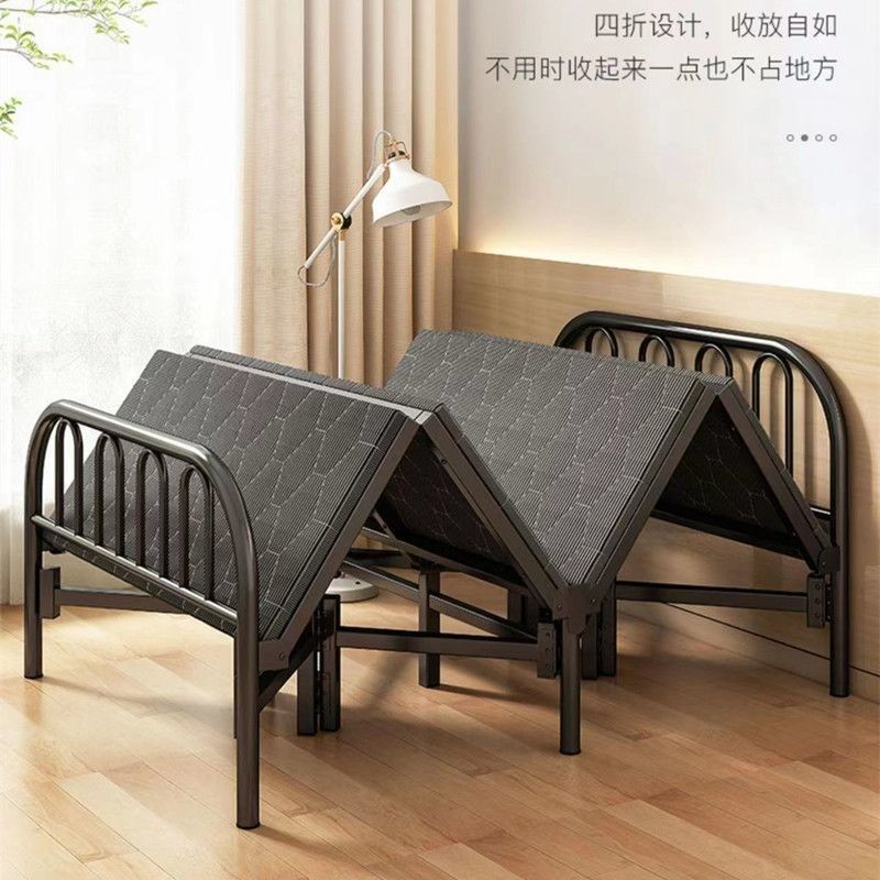 加固折叠床单人双人床午休简易木板床家用办公室宿舍铁床成1,住宅家具,可折叠床,淘宝优惠券,粉丝福利购,淘宝优惠卷