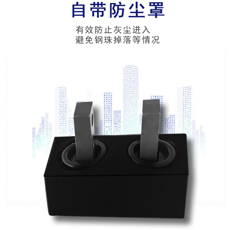 SMC型平爪导轨手指气缸带防尘罩MHK2-10/16/20/25D