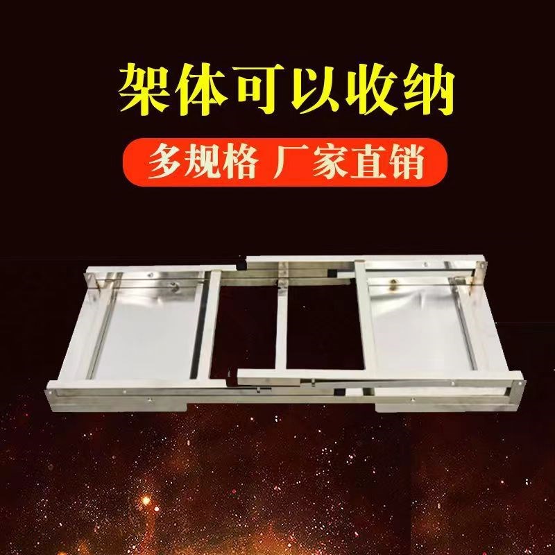 烧烤炉折叠不锈钢支架烧烤配件摆摊商用烧烤架子燃气炉子下面支架
