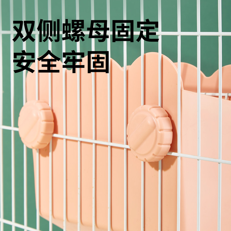 兔子草架防浪费防打翻q大容量喂草器龙猫荷兰猪吃草食盆搭配厕所