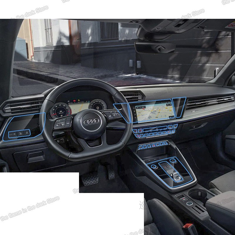TPU car interior gps navigation dashboard screen gear panel