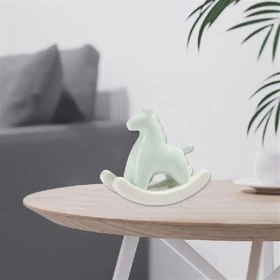 Rocking Horse Decor Handmade Ceramic Horse Ornaments