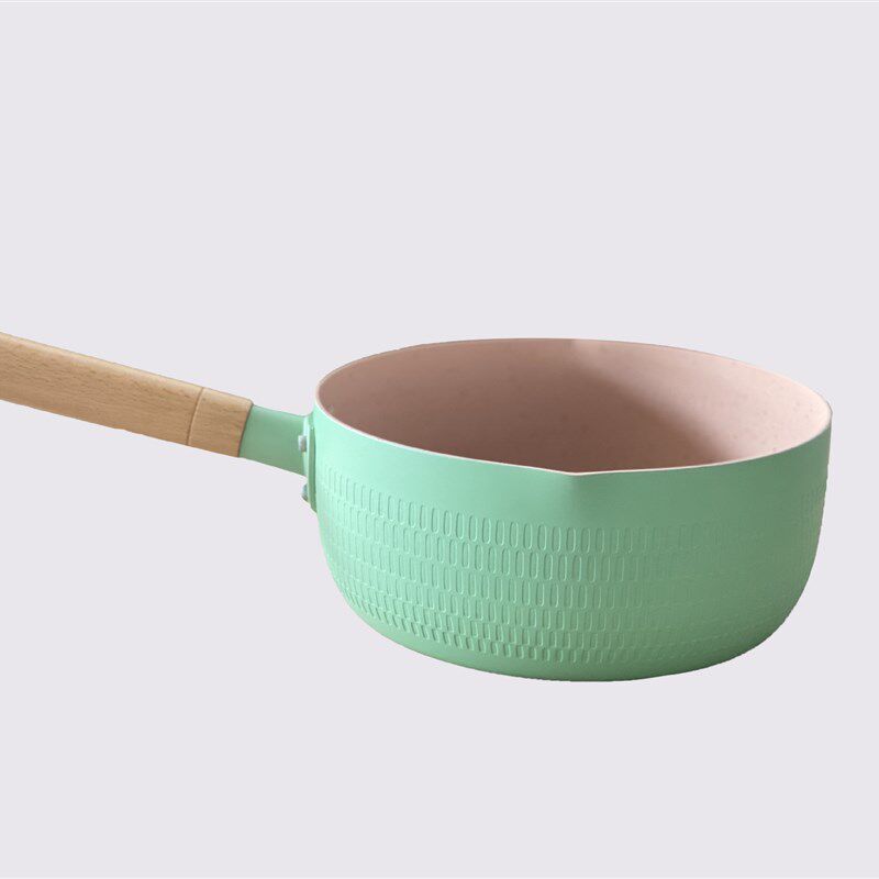 雪平锅日本不粘锅l煮泡面婴儿雪平鍋辅食小锅家用小汤锅麦饭石奶