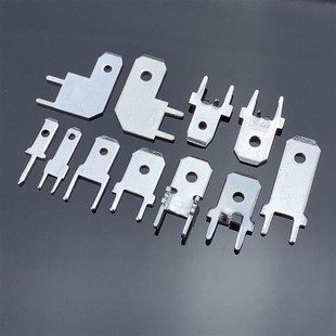 2.8 6.3线路板插片焊片旗形弯头带定位HS型加长型平头定位1 4.8