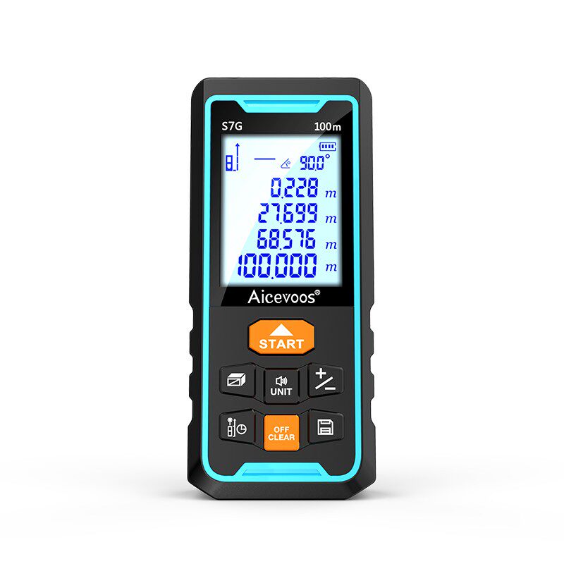 艾沃斯绿光室外激光测距仪红外线测量尺高精度距离手持电子尺量房