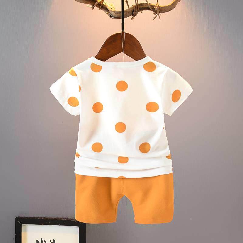 童装男童夏季套装小童宝宝短袖短裤2023新款男M孩夏天;.&&r;.&;
