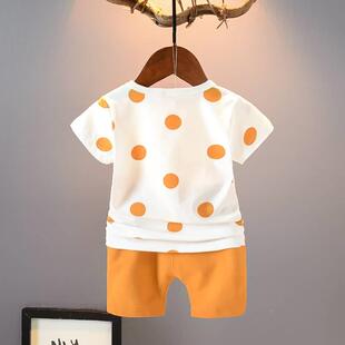 童装男童夏季套装小童宝宝短袖短裤2023新款男M孩夏天;.&&r;.&;