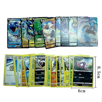 推荐Random 25Pcs/Box New Pokemon Cards Vmax English Version