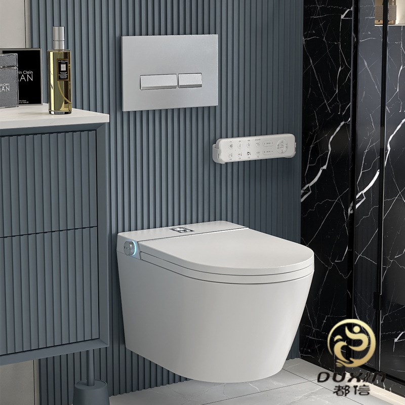 壁挂智能马桶全自动冲水暗装挂便一体式挂墙坐便器墙排入墙式水箱