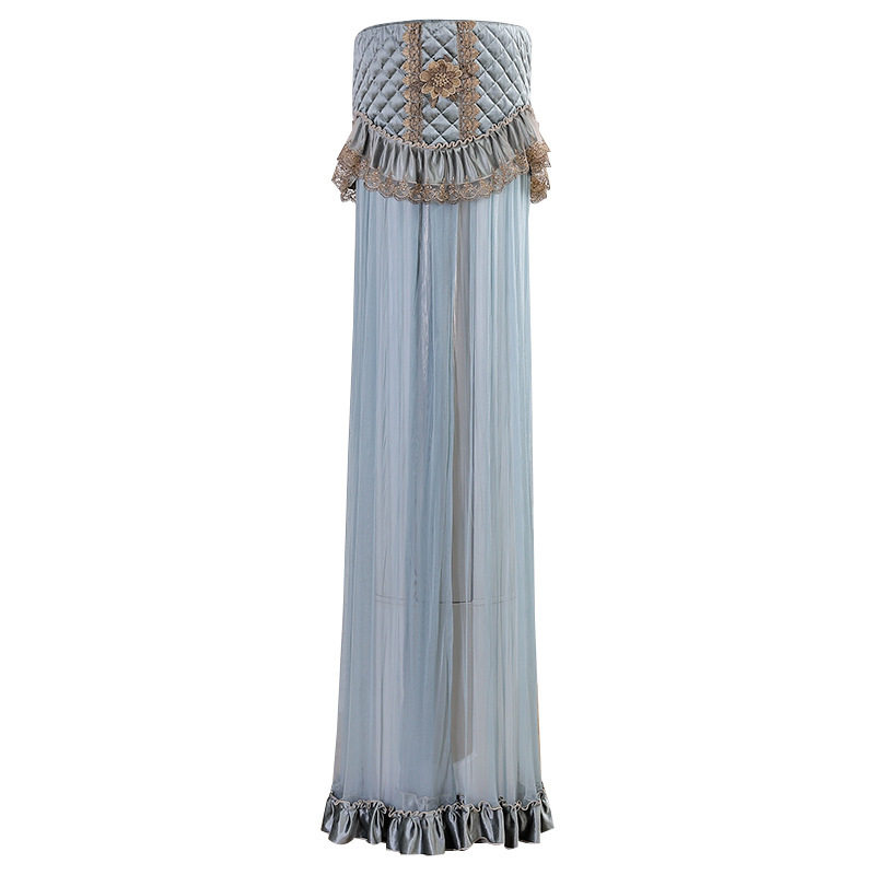 蕾丝布艺圆形空调罩开机不取空调套客厅立式柜机圆柱空调防尘罩套,收纳整理,空调防尘罩,淘宝优惠券,粉丝福利购,淘宝优惠卷